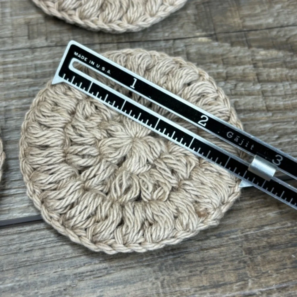 Handcrafted Crochet Face Round Makeup Remover Scrubbies Set‎ Cotton Yarn
